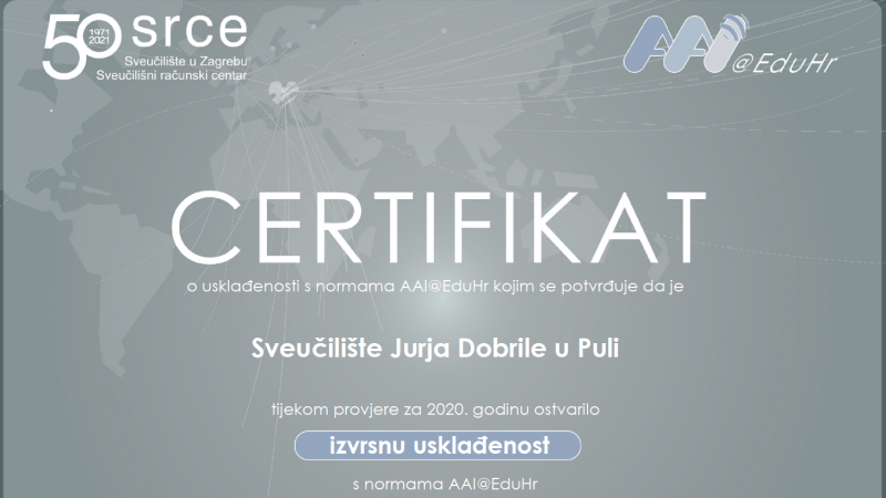 Certificiranje ustanova u sustavu...
